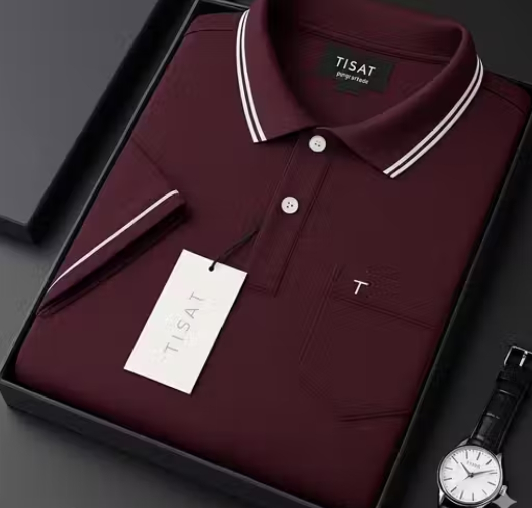 Men’s Stylish Polo T-Shirt Premium Cotton Fabric - Image 3