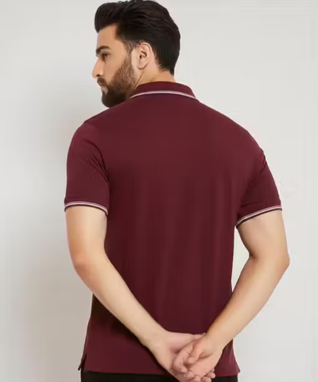 Men’s Stylish Polo T-Shirt Premium Cotton Fabric - Image 2