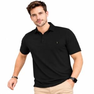 Men’s Classic Polo T Shirt Colour - Black