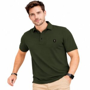 Men’s Classic Polo T Shirt Colour - Green