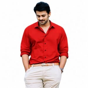 Stylish Man's Shirt Color - Red